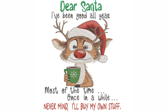 Funny Reindeer Embroidery Review for Makers