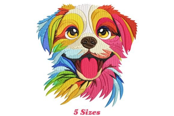 Review: Colorful Dog Head for Boutique Apparel