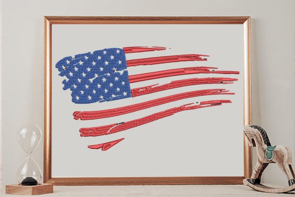 Review: Distressed American Flag for 4th July Apparel