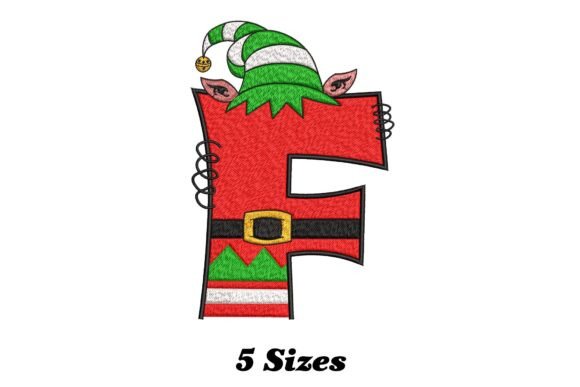 Reviewing Christmas Elf Letter F for Boutique Apparel