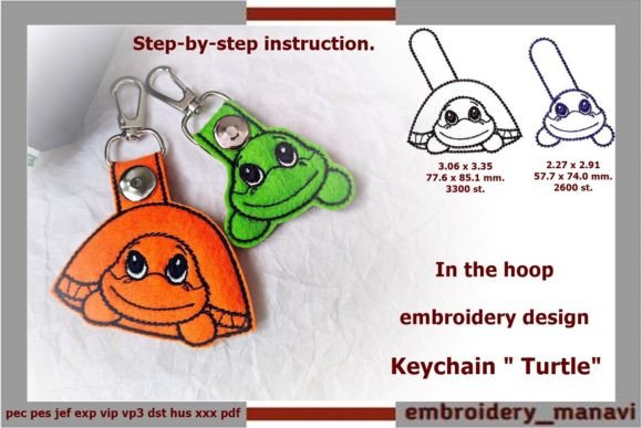 Reviewing Keychain Turtle ITH for Boutique Apparel