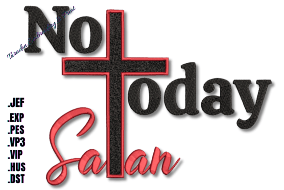 Reviewing Not Today Satan for Custom Gifts