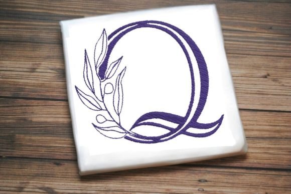Reviewing Q Letter Enchanted Foliage Alphabet