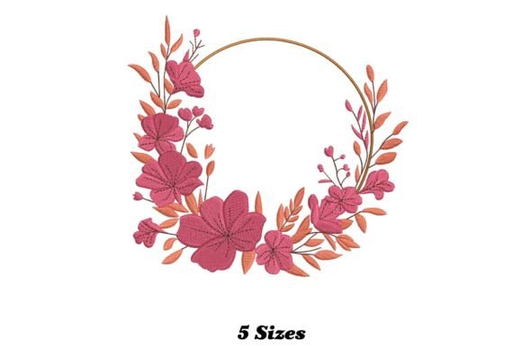 Reviewing Round Floral Frame for Etsy Shops