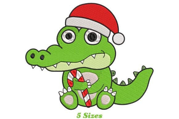 Santa Hat Alligator Christmas Design Review